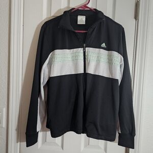 Adidas Black and White Track Jacket XL